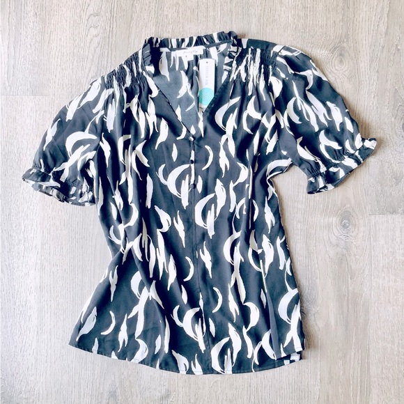 stitch fix Tops - NWT🎁 Stitch Fix Monday Fun SS Blouse Large